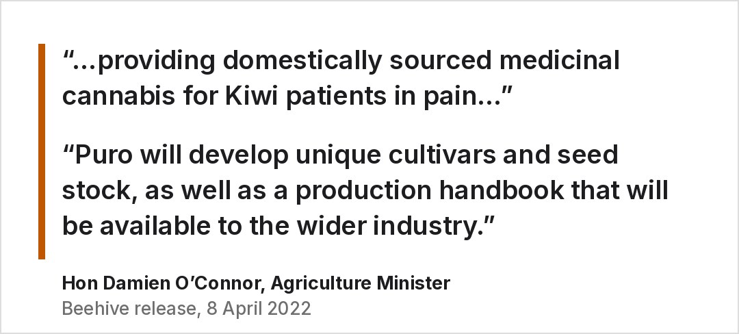 The Minister's April 2022 promises: medicine for Kiwi patients, and a handbook for the whole industry
